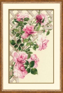 Набор для вышивания 898 "Розовые розы" 35х55см