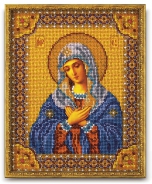 Набор с бисером В-153 "Умиление Богородица" 20х25 см
