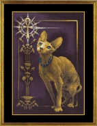 Набор для вышивания К-897 "Египетская кошка" 23х35см