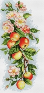 Набор для вышивания 211В "Композиция с яблоками" 17х38см