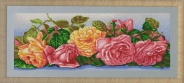 Рисунок на ткани 9651 "Розы"  25х65см